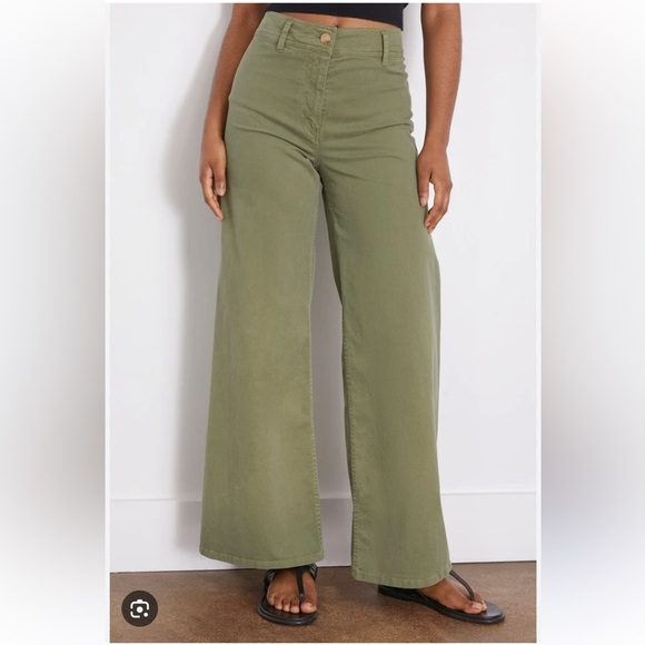 RVCA Pants - RVCA wide leg pale green feminine size 26 inseam 24